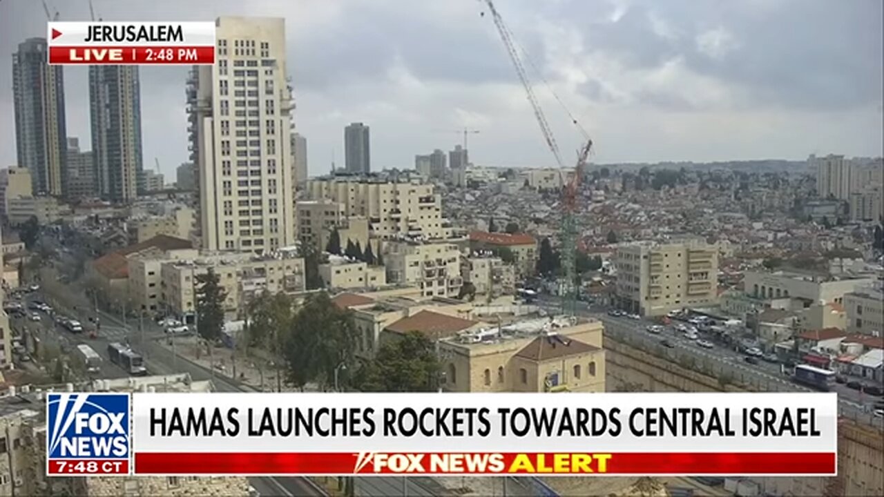 BREAKING: Israelis shelter as Hamas fires new round of long-range rockets