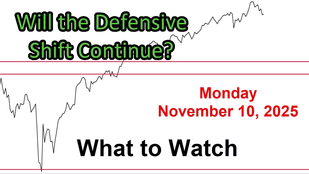 What to Watch Update for Monday November 10, 2025