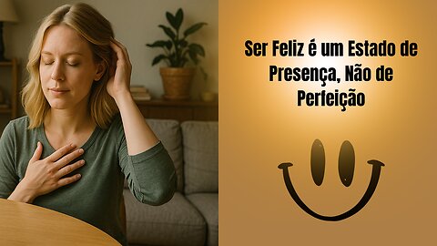 Ser Feliz é um Estado de Presença, Não de Perfeição