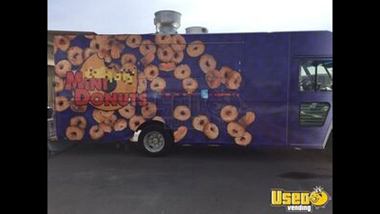 Turnkey 2001 28' Freightliner MT45 Mini Donut Truck | Bakery Food Truck for Sale in Alberta!