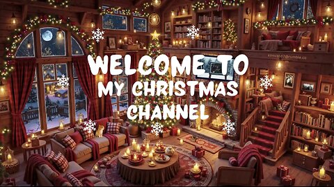 Fireplace Christmas Jazz In Cozy Cabin.