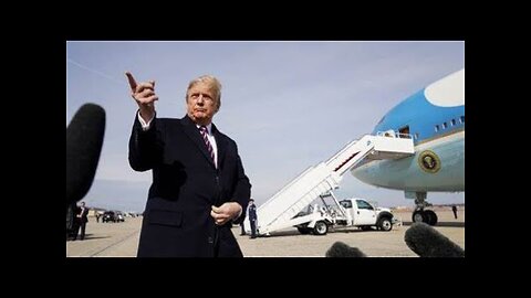 U.S. President Donald Trump departs Morristown Municipal Airpor