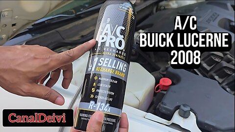 Tutorial Recarregar Gás do Ar Condicionado do Buick Lucerne 2008 - Vídeo de Utilidade Pública