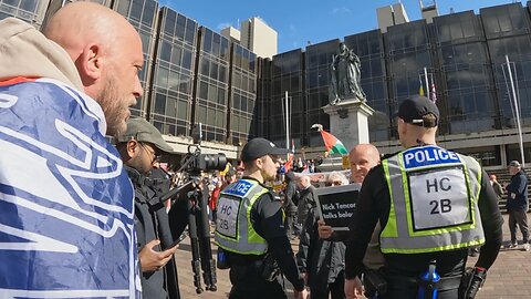 PATRIOTS, POLICE & PROTESTS at UKIP's MIGRATION MARCH in Portsmouth (PART 1)