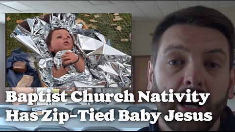 Baptist Church Nativity Has Zip-Tied Baby Jesus