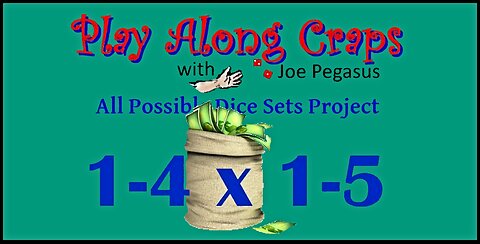 1-4 x 1-5 Dice Set On Hard Table