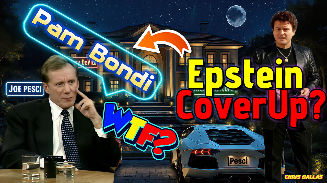 Pam Bondi Epstein CoverUp WTF Is Alex Jones Right Vinny & Lester Explode!