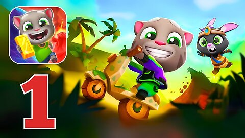 Talking Tom Time Rush - Gameplay Walkthrough | Part 1 (Android, iOS)