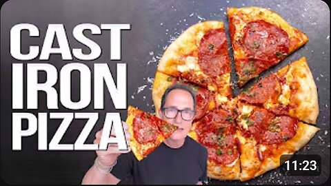 BETTER Than a Brick Oven? 🔥 Cast Iron Fire Pizza! | Sam the Cooking Guy