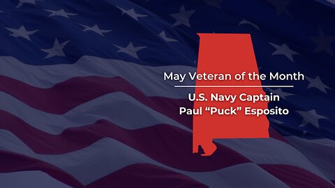Senator Tuberville Recognizes Puck Esposito as the May Veteran of the Month