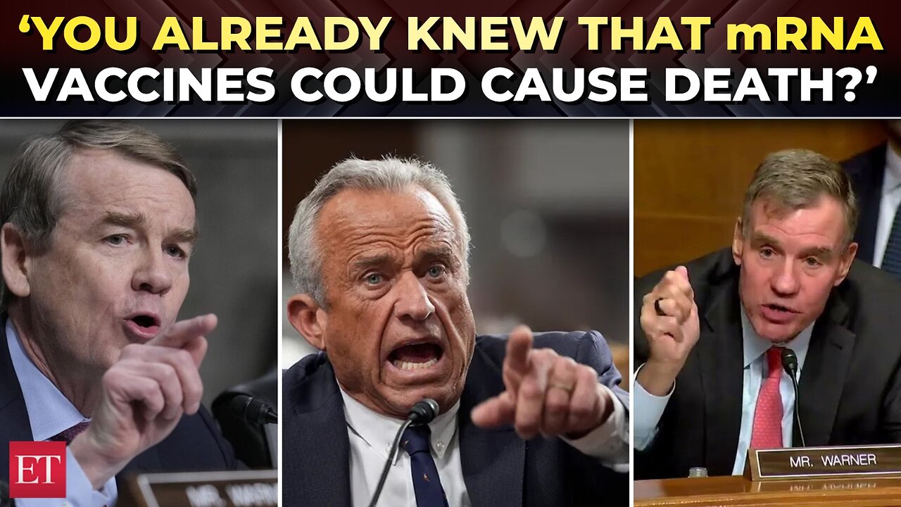 'Answer my question first!': RFK Jr. explodes at Sen. Bennet in ultra-heated COVID vaccine clash