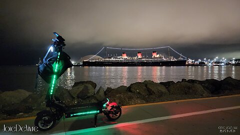 🛴💨💯🤙Thin Lizzy - Killer On The Loose🤘E-Scooter Tour: Long Beach...Queen Mary • Naples😎