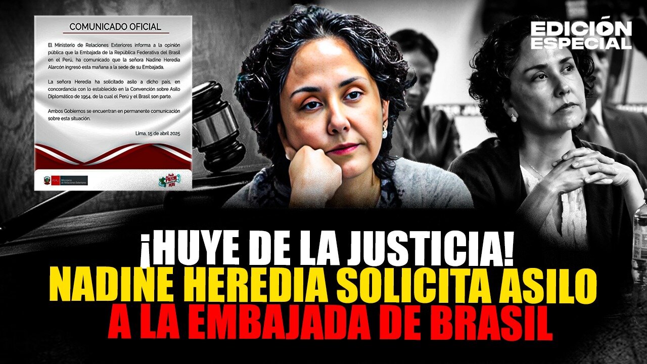 ABR 15 - Nadine Heredia pide asilo político a la embajada de Brasil