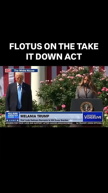 Captioned - Melania Trump’s speech on “Take It Down” Act