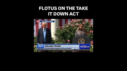 Captioned - Melania Trump’s speech on “Take It Down” Act