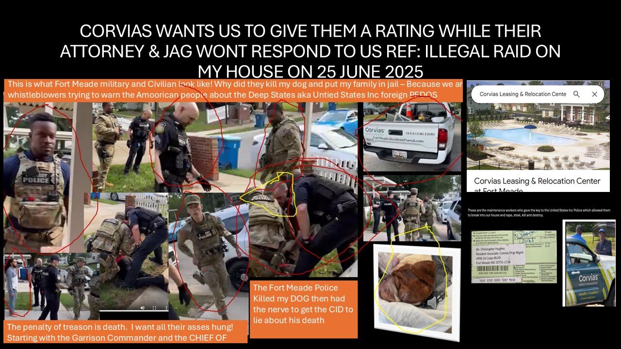The NEW WORLD ORDER CORVIAS, IHG & JAG WANTS US TO COMMENT ON THEIR WEBSITE REF: HOW THEY ARE DOING?