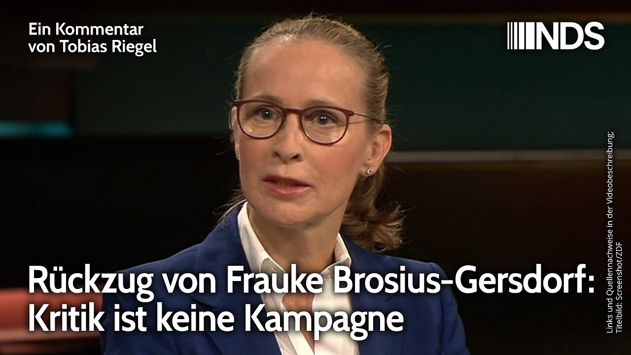 Rückzug von Frauke Brosius-Gersdorf: Kritik ist keine Kampagne | Tobias Riegel | NDS-Podcast