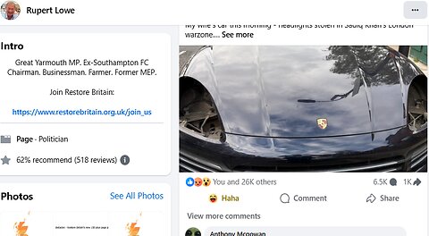 #rupertlowe, #politics, fake story,most people have