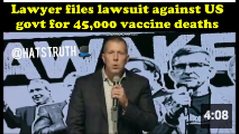 "US Government Sued over Alleged 45,000 Vaccine Deaths by Lawyer"