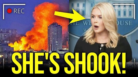 Trump Press sec SHOOKal as WORLD BELOWS UP