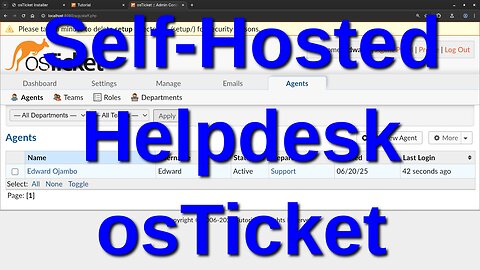 Free Open Source Helpdesk Software osTicket: Full Tour