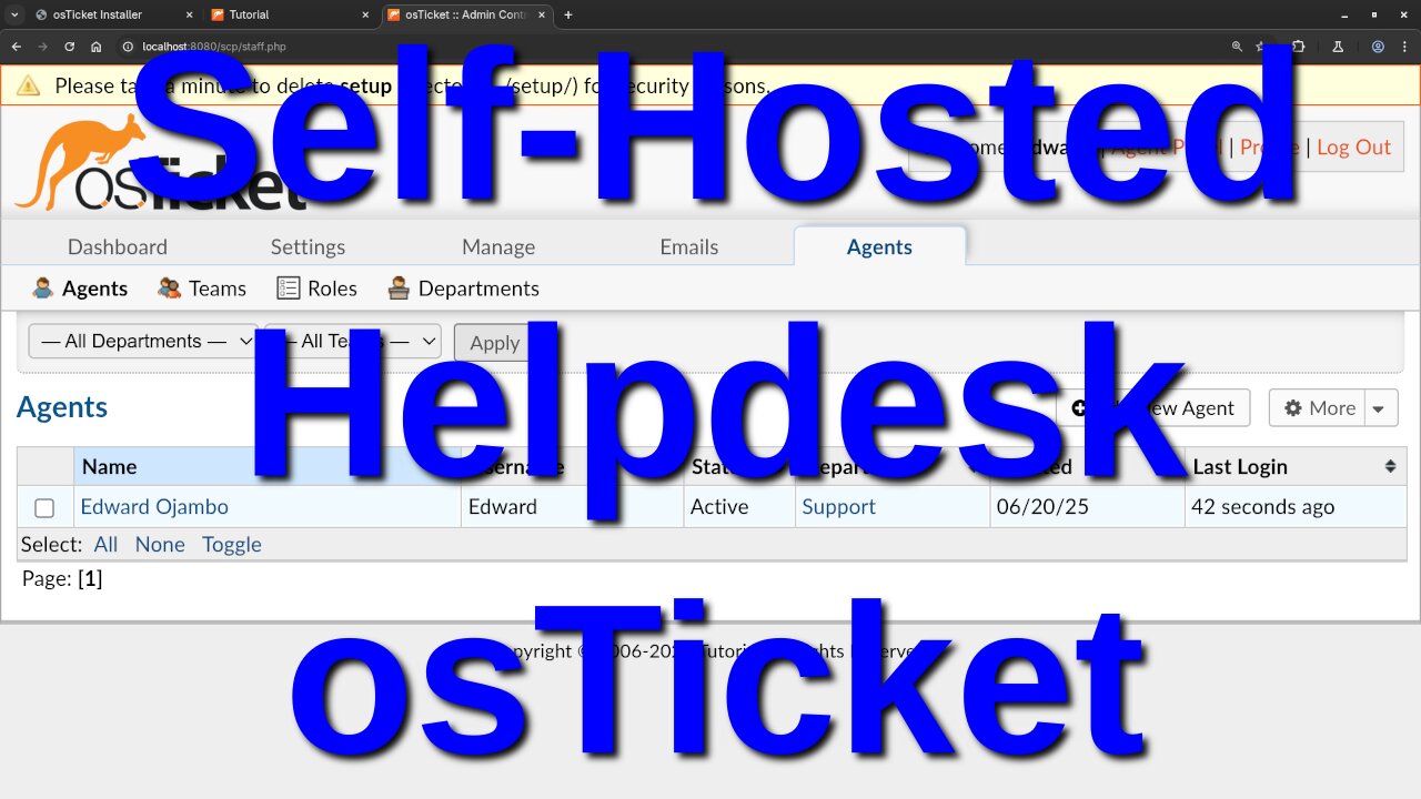 Free Open Source Helpdesk Software osTicket: Full Tour