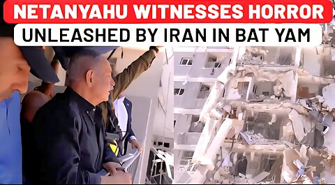 Watch: Netanyahu Witnesses Death, Destruction And Devastation Unleashed By Iran At Bat Yam In Israel