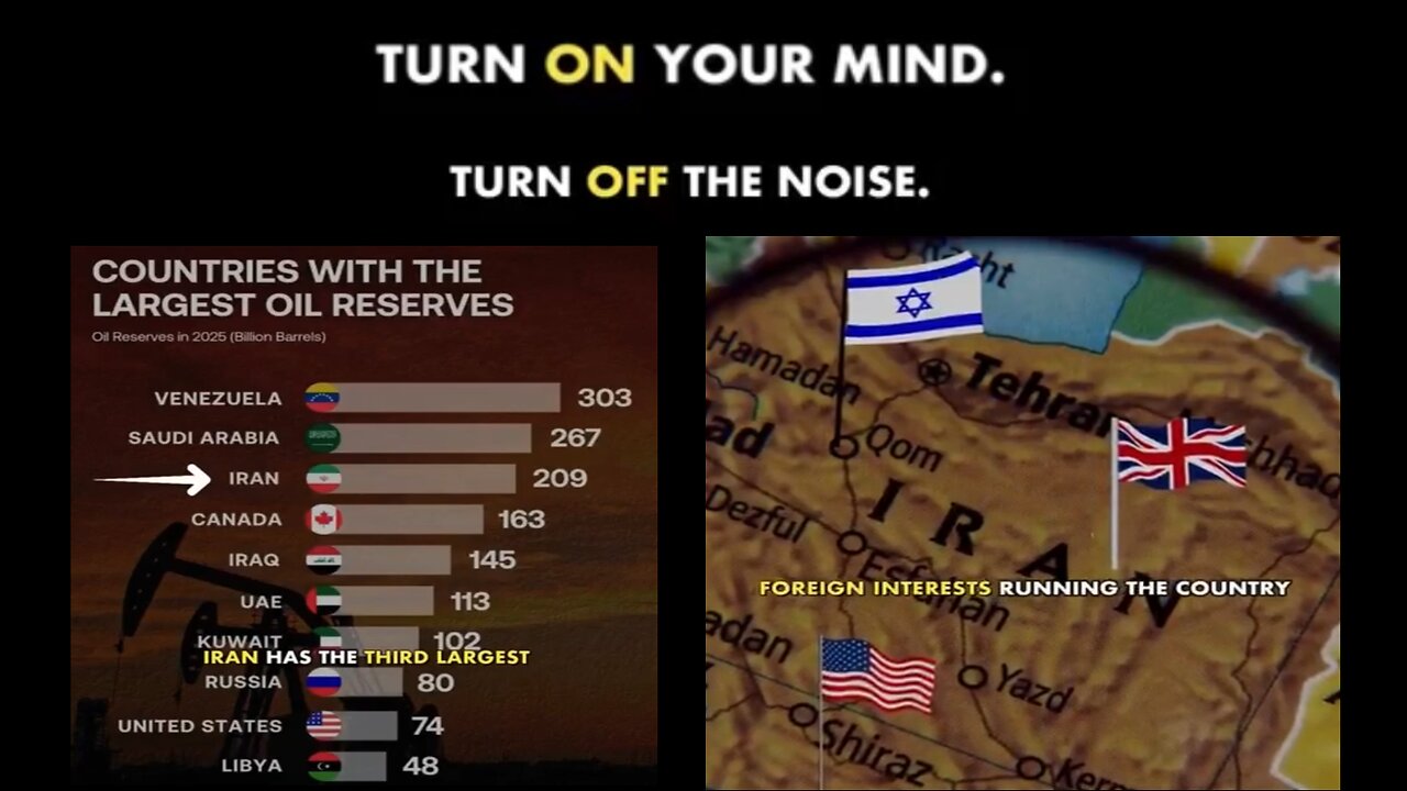 🚨🇮🇷 WHY SUPPORT IRAN❓🇮🇱🇺🇸 ▪️ ZIONIST EXPANSION FOR LAND AND OIL IS THEIR GOAL❗️