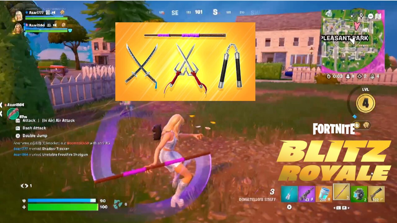 Fortnite Blitz Royale (Week #4 TMNT Mythics are Back)