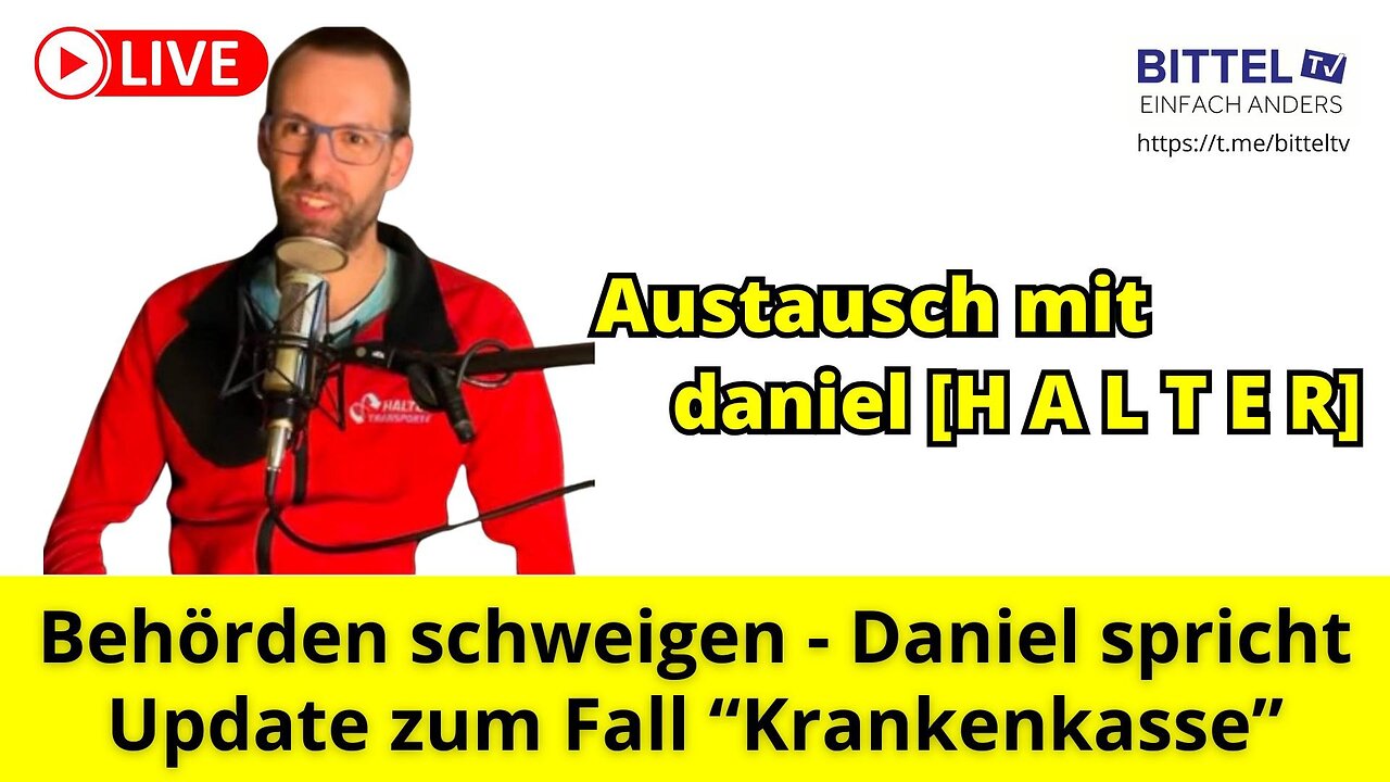 Behörden schweigen - Daniel spricht - Update zum Fall "Krankenkasse" - 11.1.2026