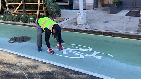Bikeway Decals (Manhattan)