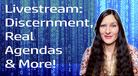 Livestream with a real person! Pay attention to the distractions and psyops!