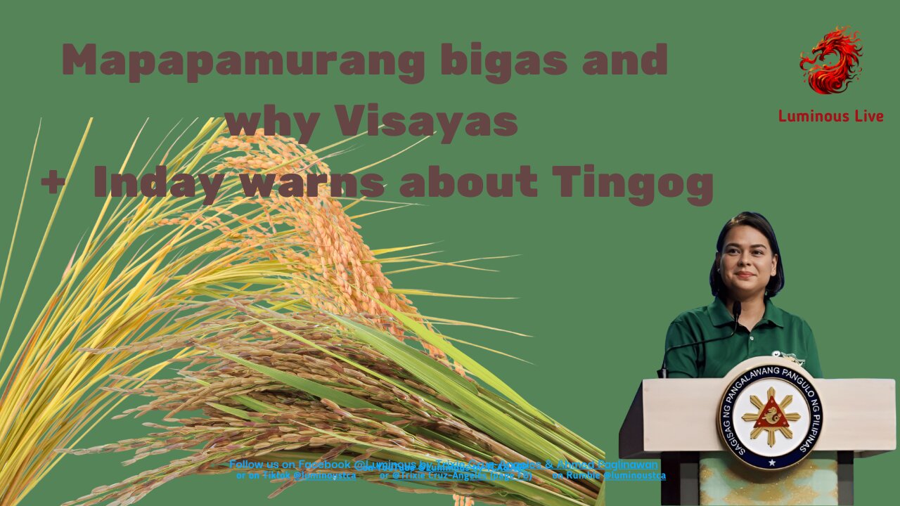 Mapapamurang bigas ang Inday warns about Tingog