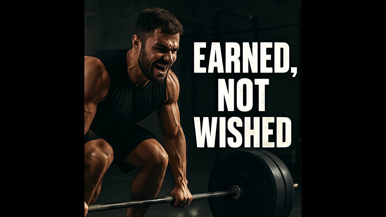 💪 Earned, Not Wished | Fitness is Built Through Reps and Sets