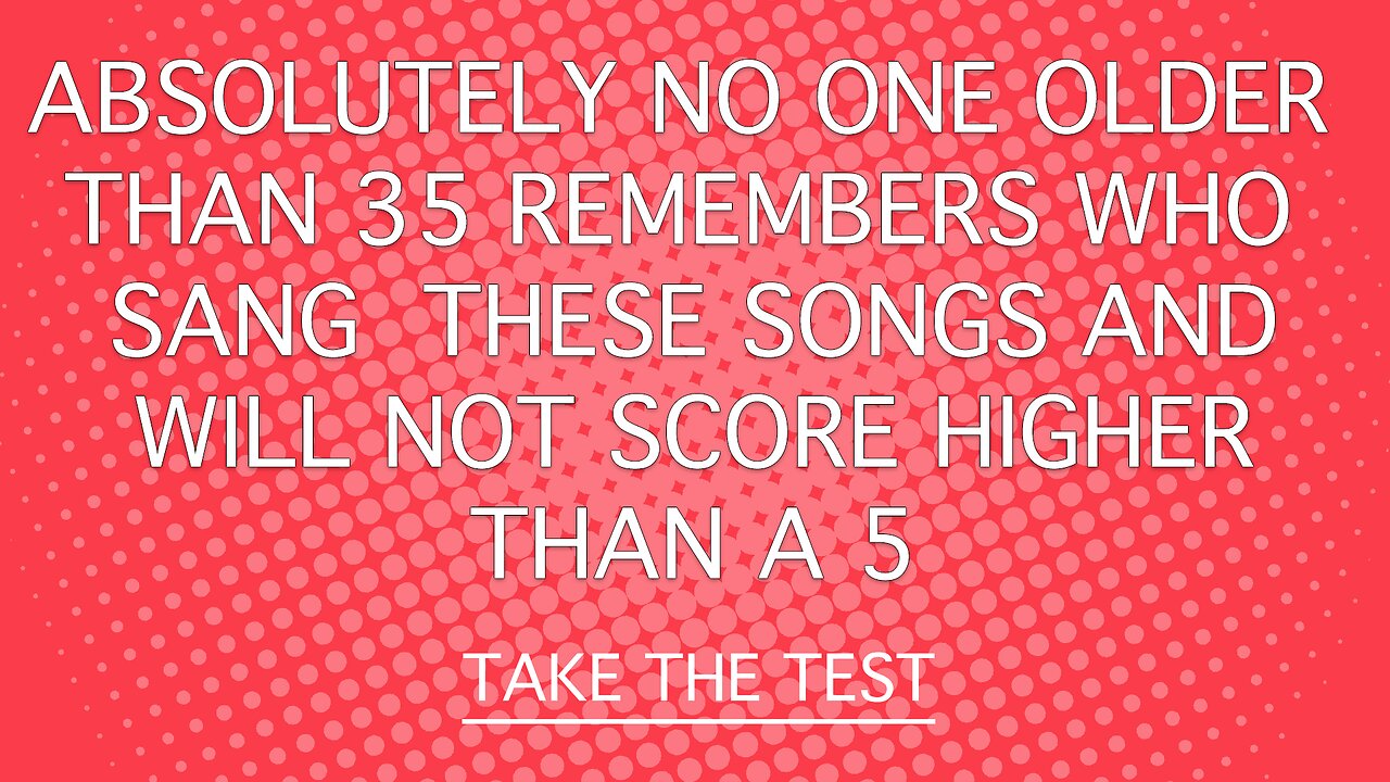 Who Sang These Songs?