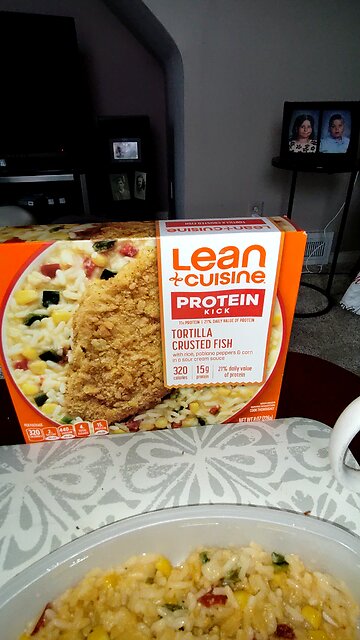 Eating Lean Cuisine Tortilla Crusted Fish, Dbn, MI, 12/11/25