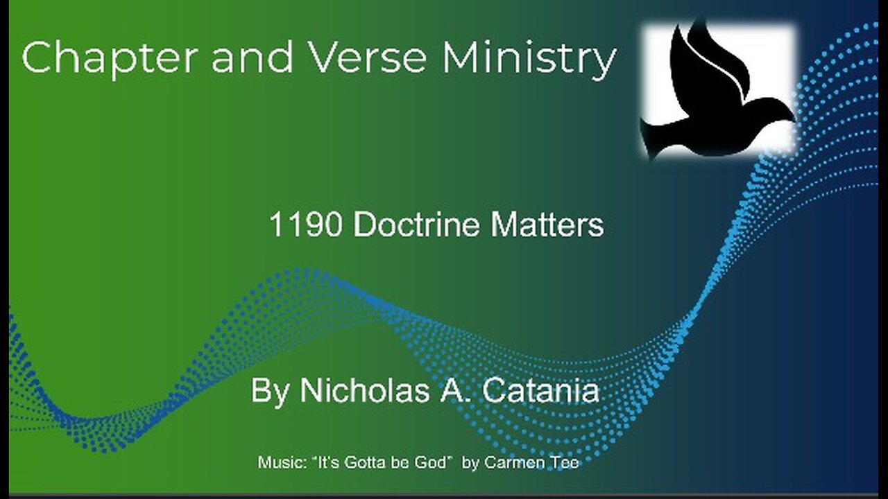 (updated) 1190 Doctrine Matters