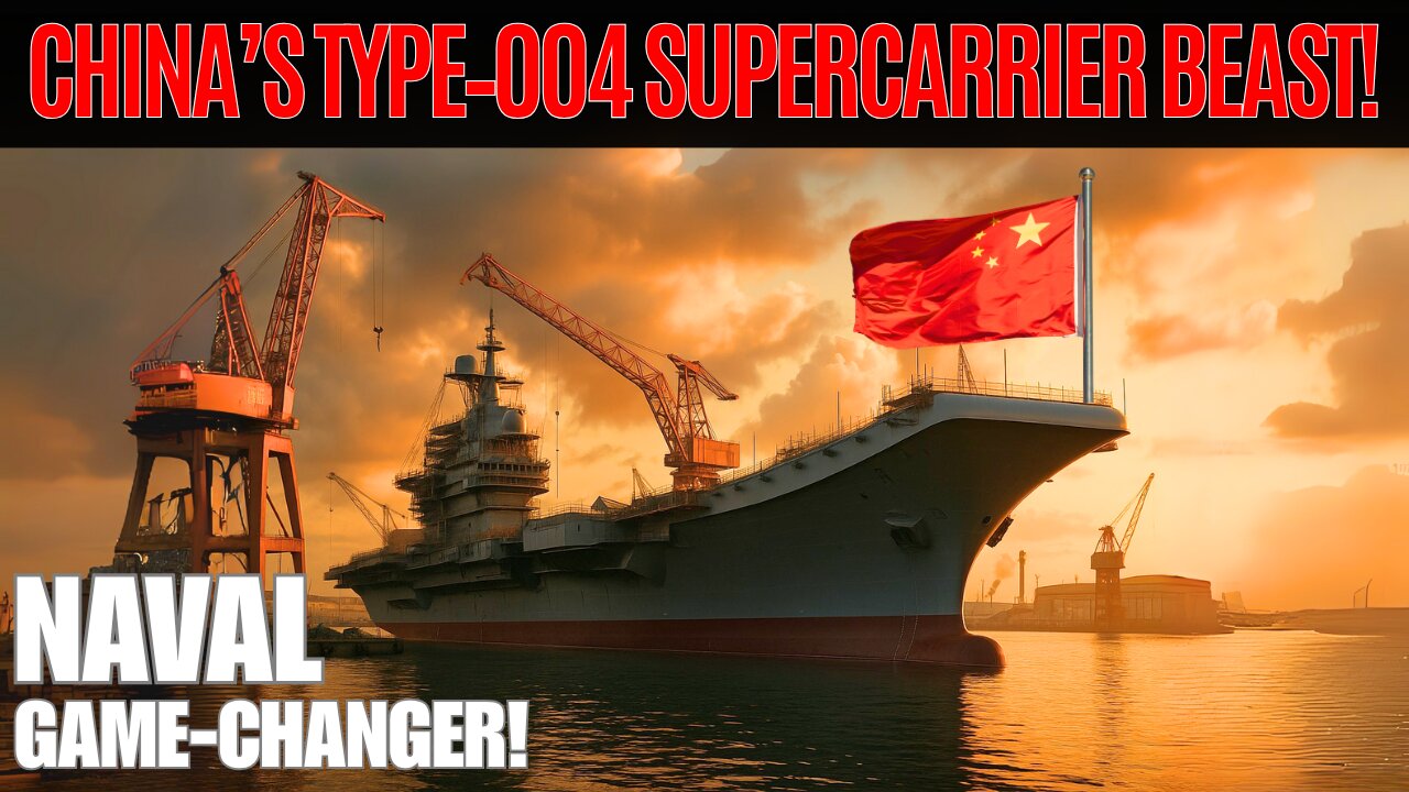 China’s Nuclear Supercarrier EXPOSED! Type 004 Is Massive!