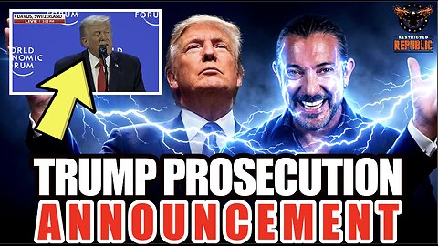 TRUMP PROSECUTION ANNOUNCEMENT! Trump Stuns D.C. With Davos Declaration NO ONE SAW COMING!