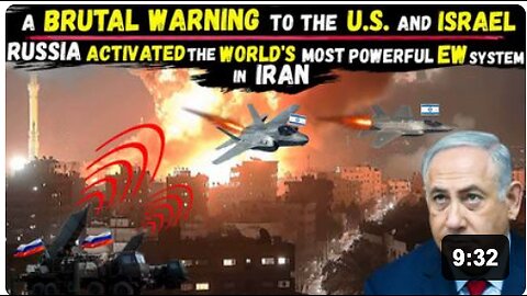 Huge SHOCK to the U.S. and ISRAEL: RUSSIA's Previously Unknown EW weapon Helped IRAN to WITHSTAND