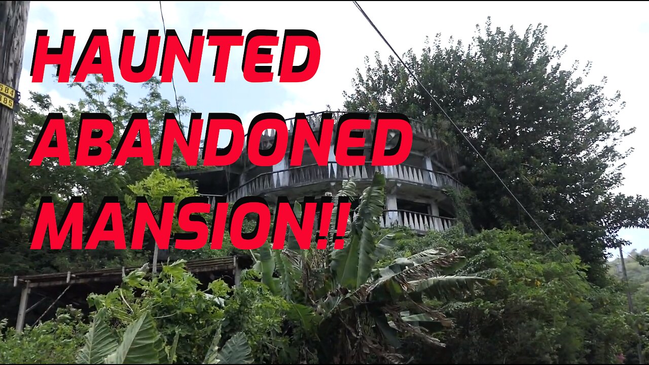 HAUNTED ABANDONED MANSION!! Saipan Island!