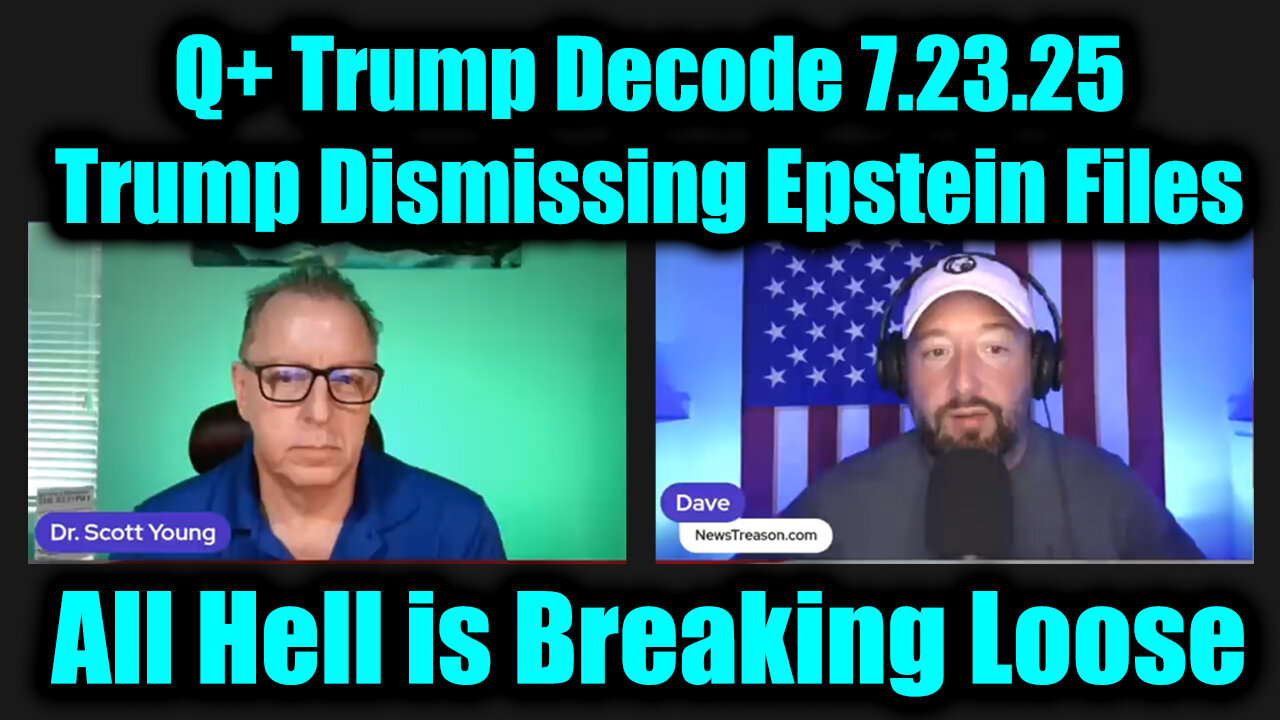 TREA. SCOT. Trump Dismissing the Epstein Files. 7-23-25-AT-1PM-CST-40-EST #TRUTH