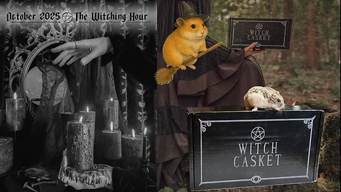Witch Casket - October 2025 - The Witching Hour Monthly Subscription Box Unboxing