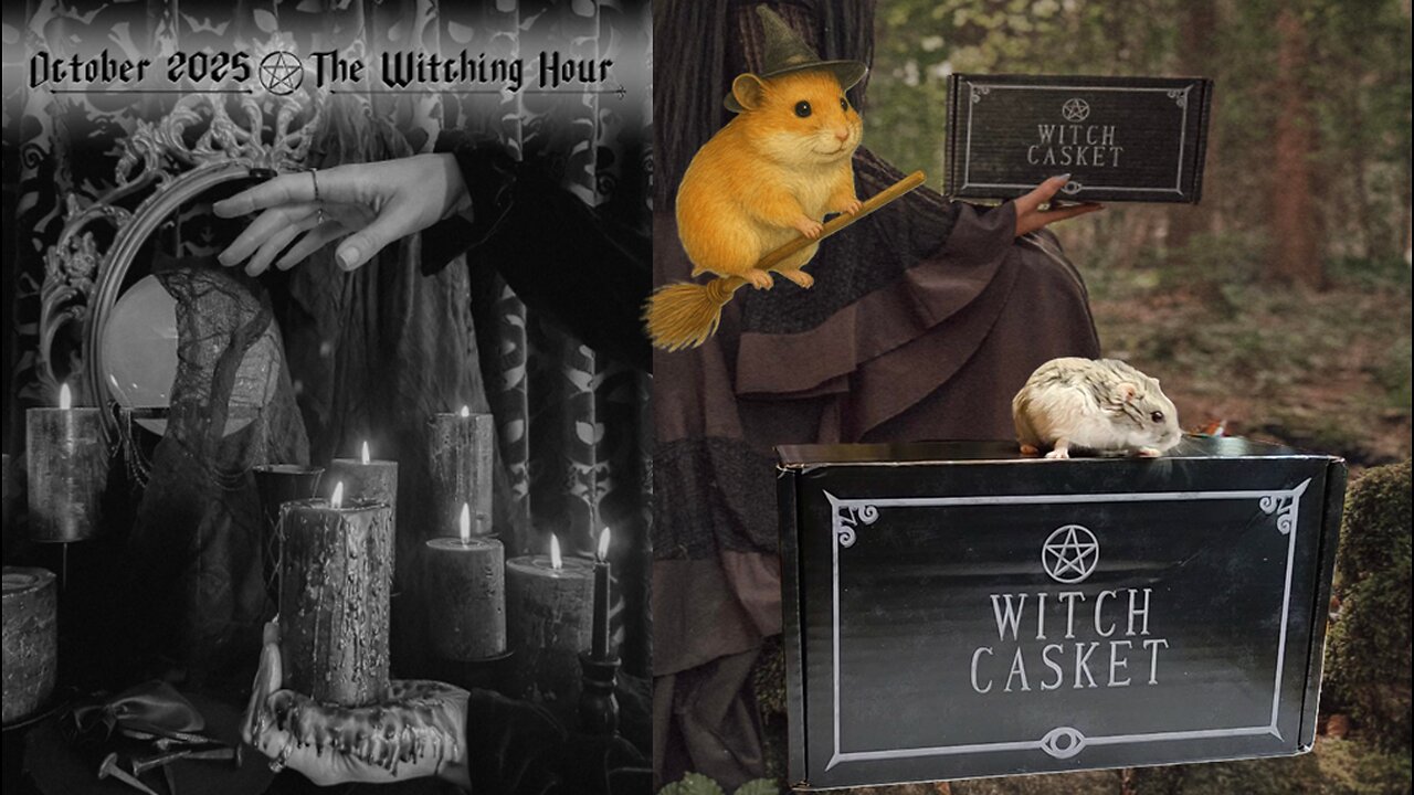 Witch Casket - October 2025 - The Witching Hour Monthly Subscription Box Unboxing