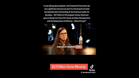 $21 Trillion Gone Missing