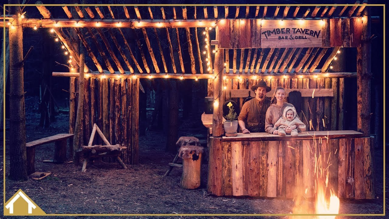 Building An Off-Grid Campfire Kitchen // Timber Tavern Bar & Grill