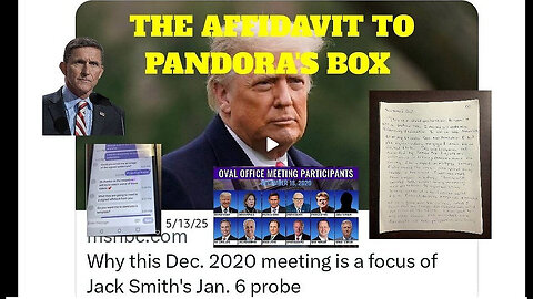 MIKE GILL - THE AFFIDAVIT TO PANDORA’S BOX - 5_13_25