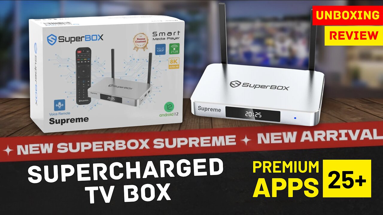 New SuperBox SUPREME Android TV Box | Non-Stop Entertainment | UNBOXING REVIEW