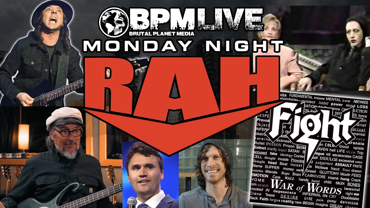 SOAD, Les Claypool, Rockers on Charlie Kirk, Rob Halford's Fight, Marilyn Manson on Bill Maher 1997