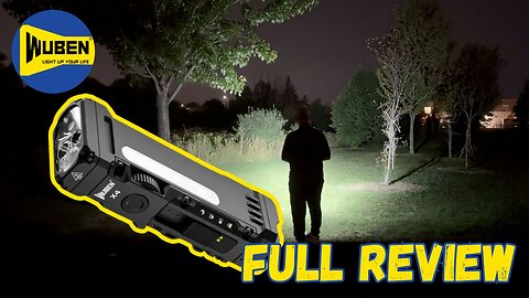 Wuben X4 Flashlight Review – Tiny Size, HUGE Power (1500 Lumens!)